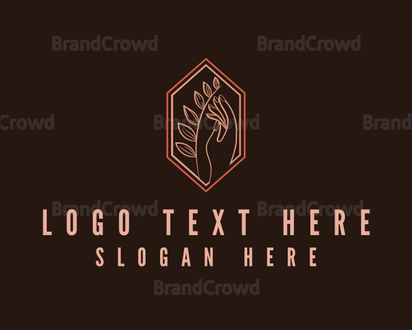 Hexagon Hand Branch Logo