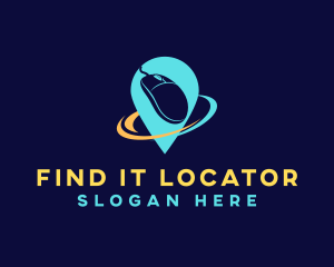 Locator - Mouse Pin Locator logo design