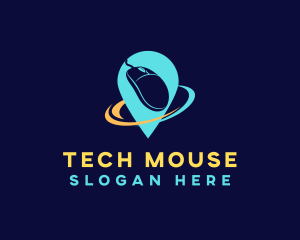 Mouse - Mouse Pin Locator logo design