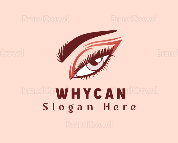 Sexy Woman Eyelash Logo