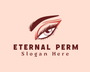 Sexy Woman Eyelash logo design