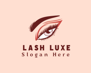 Sexy Woman Eyelash logo design