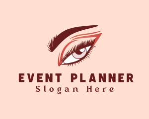 Perm - Sexy Woman Eyelash logo design