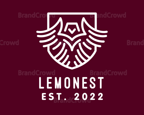 Falcon Security Crest Logo