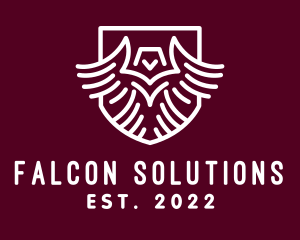 Falcon - Falcon Security Crest logo design