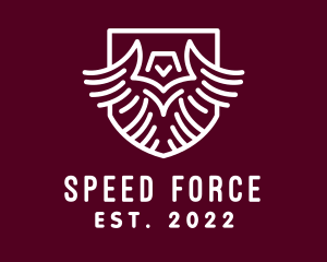 Falcon Security Crest logo design