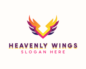 Holy Spiritual Wings logo design