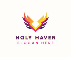 Holy Spiritual Wings logo design