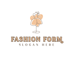 Mannequin - Fashion Mannequin Dressmaker logo design