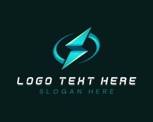 Electric Lightning Bolt logo design