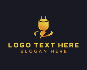 Ligtning - Lightning Electric Plug logo design