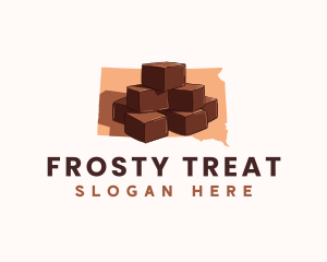 South Dakota Fudge logo design