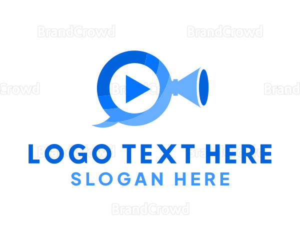 Video Trumpet Play Logo