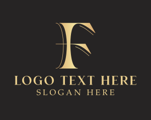 Marketing - Fashion Boutique Letter F logo design