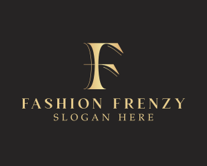 Fashion Boutique Letter F logo design