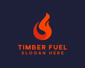 Fire Petroleum Fuel logo design