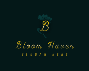 Elegant Blossom Flower logo design