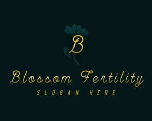 Elegant Blossom Flower logo design