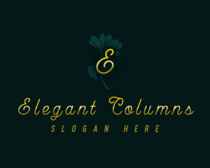 Elegant Blossom Flower logo design