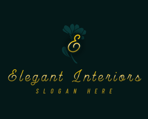 Elegant Blossom Flower logo design