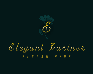 Elegant Blossom Flower logo design