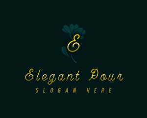 Elegant Blossom Flower logo design