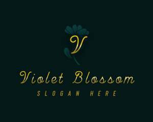 Elegant Blossom Flower logo design