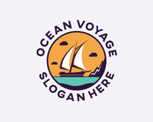 Travel Boat Vacation logo design