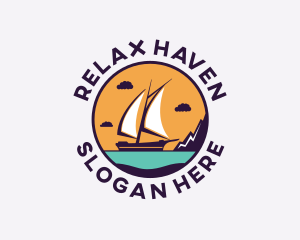 Vacation - Travel Boat Vacation logo design