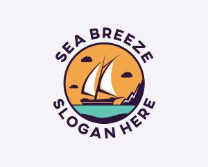 Travel Boat Vacation logo design