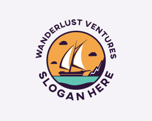 Travel Boat Vacation logo design