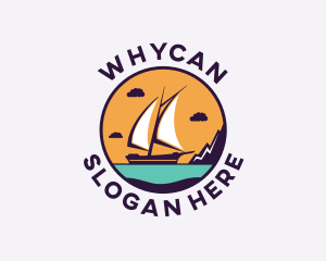 Tropical - Travel Boat Vacation logo design