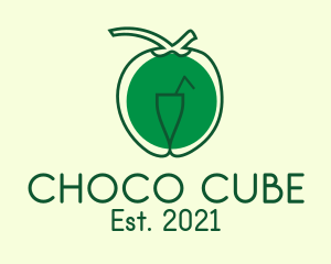 Cup - Tropical Coconut Wine logo design