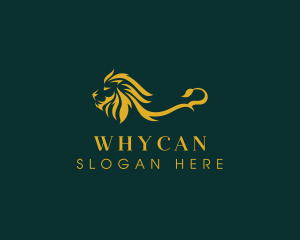Premium Luxury Lion logo design
