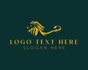 High End - Wild Lion Zoo logo design