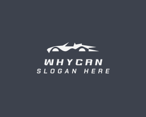 Car Dealer - Racing Sports Car logo design