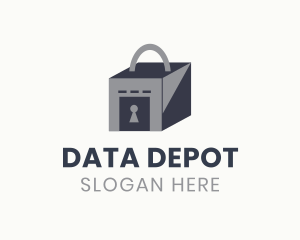 Repository - Storage Lock Box logo design