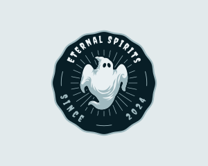 Spooky Scary Ghost logo design