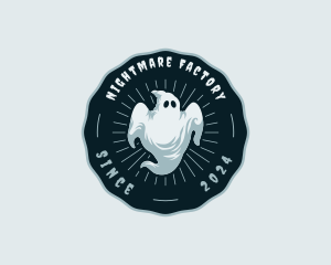 Scary - Spooky Scary Ghost logo design
