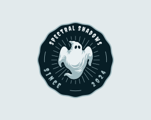 Spooky Scary Ghost logo design