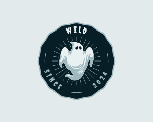 Spooky Scary Ghost logo design