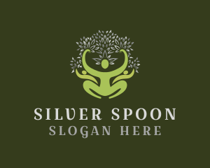 Silver Leaf Group Tree logo design