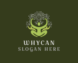 Society - Silver Leaf Group Tree logo design