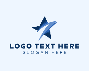 Star - Fold Star Startup logo design