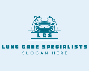 Automotive Vehicle Car Wash logo design