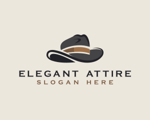 Attire - Fedora Hat Menswear logo design