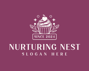 Cupcake Baking Caterer Logo