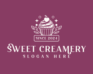 Cupcake Baking Caterer logo design