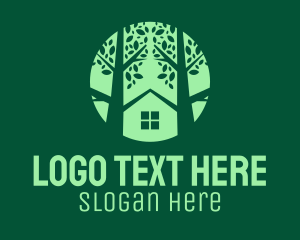 Lodge - Tree House Property logo design
