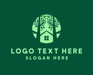 Broker - Tree House Property logo design